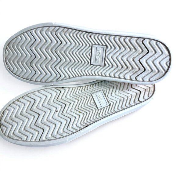 TOMS Women’s Size 5.5 Floral Canvas Slip-On Shoes – Bright Flower - Picture 5 of 6